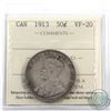 Image 1 : 50-cent 1913 ICCS Certified VF-20