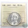 Image 1 : 50-cent 1937 ICCS Certified MS-64.