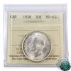 Image 1 : 50-cent 1938 ICCS Certified MS-63.