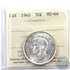 Image 1 : 50-cent 1940 ICCS Certified MS-64