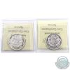 Image 2 : 50-cent 1940 & 1946 ICCS Certified MS-63. 2pcs