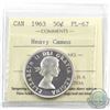 Image 1 : 50-cent 1963 ICCS Certified PL-67 Heavy Cameo
