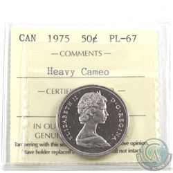 50-cent 1975 ICCS Certified PL-67 Heavy Cameo