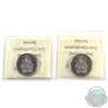 Image 2 : 50-cent 2016 & 2018 ICCS Certified MS-67. 2pcs