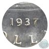 Image 5 : Silver $1 1937 Double '1937' ICCS Certified SP-64 Matte finish. A unique variety on a rare specimen 