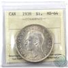 Image 1 : Silver $1 1938 ICCS Certified MS-64. Light rose toning over frosted fields.
