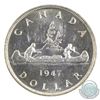 Image 3 : Silver $1 1947 Pointed 7, 4x HP ICCS Certified MS-63. A bright flashy coin.