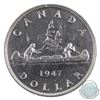 Image 3 : Silver $1 1947 Pointed 7, 4x HP ICCS Certified MS-60.