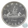 Image 3 : Silver $1 1947 Pointed 7 ICCS Certified MS-60