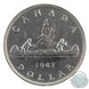 Image 3 : Silver $1 1947 Pointed 7 ICCS Certified EF-40