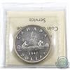 Image 2 : Silver $1 1947 Pointed 7 with Dot & 2x HP ICCS Certified MS-62