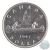 Image 3 : Silver $1 1947 Pointed 7 with Dot ICCS Certified MS-62. Beautiful example of this rare variety!