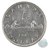 Image 3 : Silver $1 1947 Maple Leaf ICCS Certified EF-40. A nice mid-grade example of this key date variety.