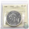 Image 1 : Silver $1 1948 ICCS Certified MS-60. *KEY DATE*