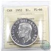 Image 1 : Silver $1 1952 NWL ICCS Certified PL-66 Cameo! A pristine coin with exceptional eye appeal!