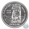 Image 3 : Silver $1 1958 ICCS Certified PL-65 Heavy Cameo. Blast white with reflective fields