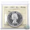 Image 1 : Silver $1 1963 ICCS Certified PL-66 Heavy Cameo.