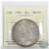 Image 1 : Silver $1 1964 ICCS Certified MS-65