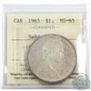 Image 1 : Silver $1 1965 SB Ptd5 ICCS Certified MS-65
