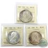 Image 1 : Silver $1 1966 ICCS Certified MS-65. 3pcs