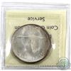 Image 2 : Silver $1 1967 ICCS Certified MS-66! An exceptional strike with soft hints on medium tones and clean