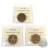 Image 2 : Loon $1 1990, 1992 Confederation & 1993 ICCS Certified MS-66. 3pcs