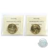 Image 2 : Loon $1 2014 & 2016 Women's Vote ICCS Certified MS-67. 2pcs
