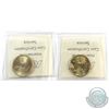 Image 2 : Loon $1 2017 & 2017 Canada 150 ICCS Certified MS-67. 2pcs
