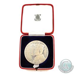 Medal: 1910-1935 Silver Jubilee Medal of King Geroge V. With original display case (Silver, 57mm, Ei