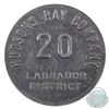 Image 3 : Hudson Bay Company 20 MB token Labrador District ICCS Certified EF-40