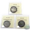 Image 2 : Jetons: Breton 511, 512 & 513 Silver Restrikes French Colonies ICCS Certified MS-65. 3pcs
