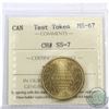 Image 1 : Test Token Salesman Sample Canada CH# SS-7 ICCS Certified MS-67