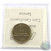 Image 2 : Test Token Salesman Sample Canada CH# SS-7 ICCS Certified MS-67