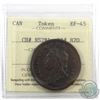 Token: NS2B1 Nova Scotia 1832 Penny Breton 870 ICCS Certified EF-45
