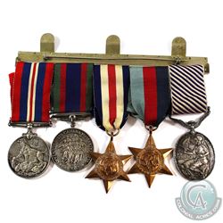 Group of 5 WWII Medals including the Prestigious Distinguished Flying Medal (FS W. H. Magill). We ar