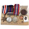Image 1 : Voluntary WWII Medal, 1939-1945 War Medal, France/Germany Star, Dog Tags, Gerneral Service Pin, Legi
