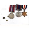 Image 2 : Voluntary WWII Medal, 1939-1945 War Medal, France/Germany Star, Dog Tags, Gerneral Service Pin, Legi