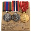 Named EIIR Canadian Forces Decoration Medal, Voluntary WWII Medal & 1939-1945 War Medal. Corporal H.