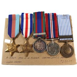 Voluntary WWII Medal, 1939-1945 War Medal, France/Germany Star, The 1939-1945 Star & Korea United Na