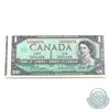 Image 3 : BC-45b-i-E25a-i 1967 Bank of Canada $1, cut out of register, Beattie-Rasminsky S/N: F/P9244874. Appr