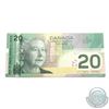 Image 1 : BC-64a-E8-iii 2004 Bank of Canada $20 missing security strip. S/N: AWZ0316969. VF-EF. Very scarce er