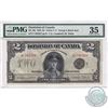 DC-26j 1923 Dominion of Canada $2, Black Seal, Series U, Group 3, Campbell-Sellar, S/N: 205351-B. PM