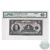 BC-1 1935 Bank of Canada English $1, Osborne-Towers, S/N: A3971196-D. PMG Certified GEM UNC-65 EPQ! 