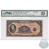 BC-6 1935 Bank of Canada French $5, Osborne-Towers, S/N: F062769-B PMG Certified VF-25 (rust). Note:
