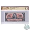 BC-22c 1937 Bank of Canada $2, Coyne-Towers, S/N: J/R1997457. BCS Certified Choice UNC-63 Original. 