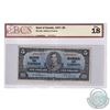 BC-23a 1937 Bank of Canada $5, Osborne-Towers, S/N: A/C0869008. BCS Certified F-18.