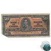 Image 3 : BC-26a 1937 Bank of Canada $50. Osborne-Towers, S/N: A/H0034085 PMG Certified Choice F-15 (missing c