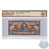 BC-26c 1937 Bank of Canada $50, Coyne-Towers, S/N: B/H4682600. BCS Certified VF-30 Original.