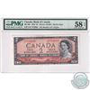 BC-30b 1954 Bank of Canada Devil's Face $2, Beattie-Coyne S/N: F/B7724089, PMG Certified Choice AU-5