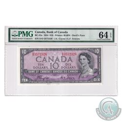 BC-32a 1954 Bank of Canada Devil's Face $10, Coyne-Towers, S/N: D/D3572326. PMG Certified Choice UNC